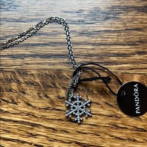 Pandora Snowflake necklace
